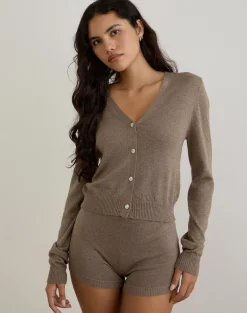 Nikaya Short in Lurex Gold