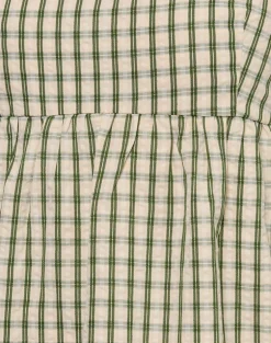Nikita Mini Dress in Green Check