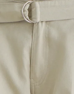 Niso Utility Short in Cotton Twill Latte