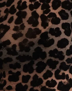Nova Top in Flock Mesh Rar Leopard