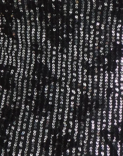 Nova Top in Floral Sequin Black