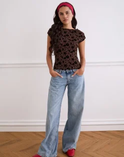 Nova Top in Garden Floral Brown