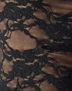 Nova Unlined Lace Top in Black