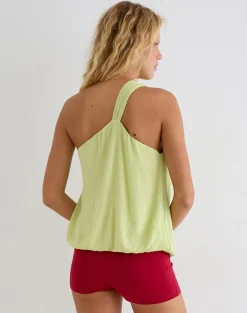 Nox Top in Crinkle Pistachio
