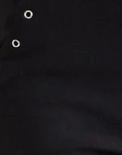 Olira Flare Trouser with Eyelets in Tailored Black