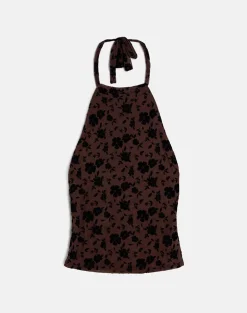 Olivera Top in Brown Garden Floral