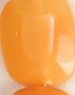 Orange Large Glass Beaded Necklace