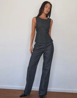 Padali Trouser in Dark Indigo