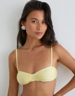 Pali Bikini Top in Butter Yellow
