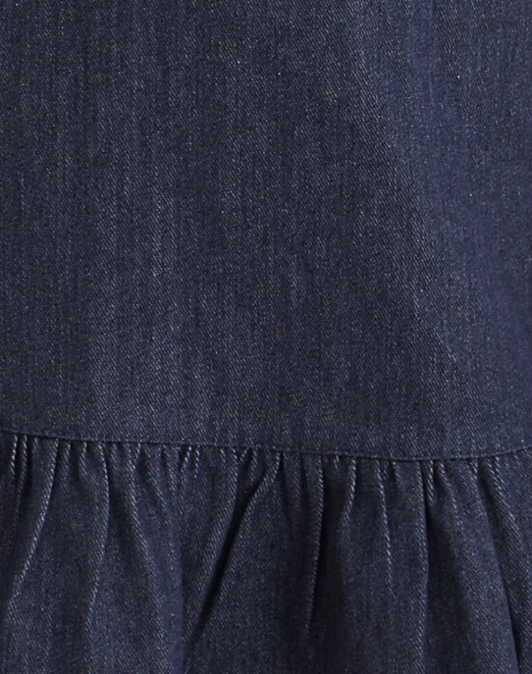 Pamina Mini Dress in Denim Indigo
