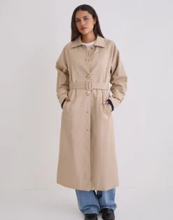 Panala Trench Coat in Sand