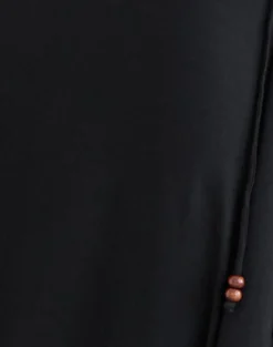 Phemia Maxi Skirt with Beads in Jersey Black