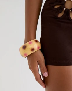Pink and Purple Spot Vintage Bangle