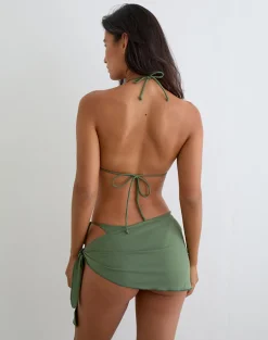 Purwa Sarong in Matte Dark Sage
