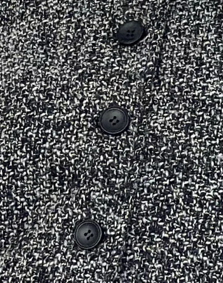 Quinnie Tailored Jacket in Black and White