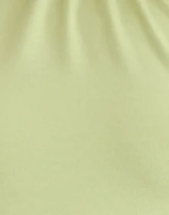 Raceline Halterneck Top in Rayon Jersey Pistachio