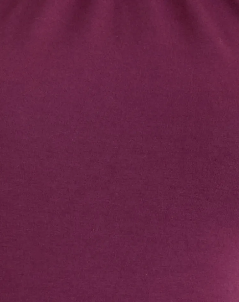 Raceline Halterneck Top in Rayon Jersey Deep Purple