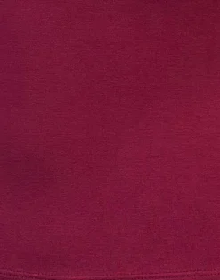 Raceline Halterneck Top in Rayon Jersey Burgundy