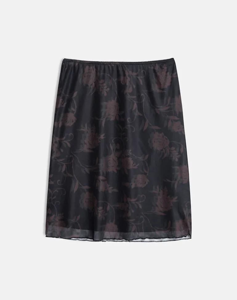 Rajhu Midi Skirt in Dynamic Rose