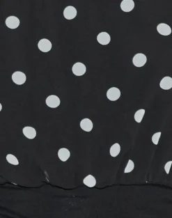 Rania Backless Top in Polka Dot Black and White