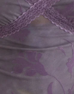 Rasa Cami Top in Flare Flower Purple