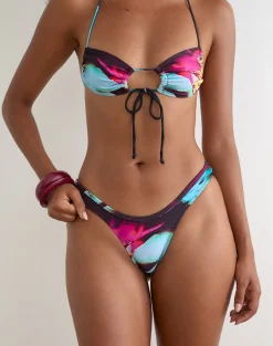 Ricoa Bikini Top in Glow Petal Multi
