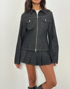 Rohana Jacket in Chambray Indigo