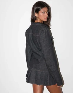 Rohana Jacket in Chambray Indigo