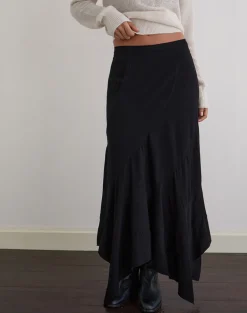Rombe Maxi Skirt in Black