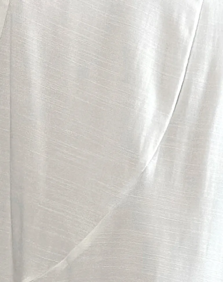 Rombe Seamed Fairy Maxi Skirt in Ivory