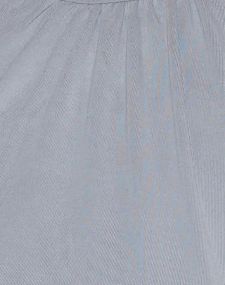 Romesa Halterneck Top in Cupro Lilac Grey