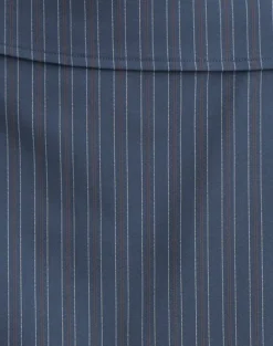 Ryker Skort in Stretch Tailoring Pinstripe Navy