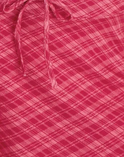 Saeko Micro Skort in Tilted Check Pink