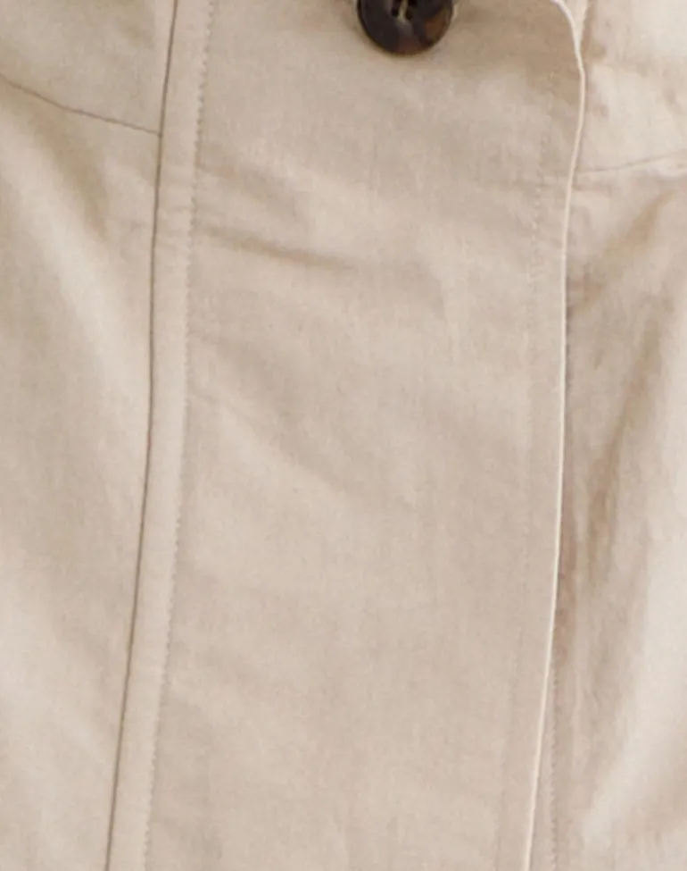 Saipul Oversize Jacket in Beige