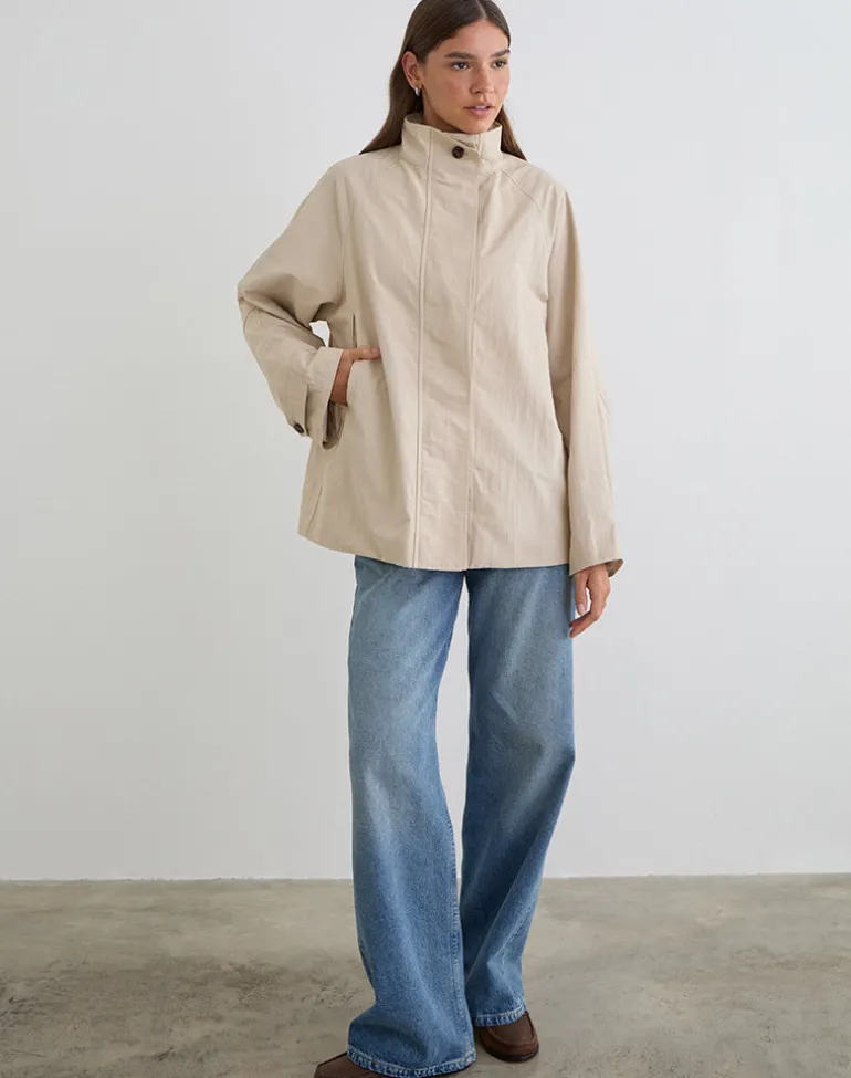 Saipul Oversize Jacket in Beige