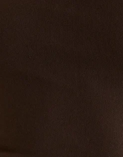 Sekali Bandeau Top in Dark Brown and Blue