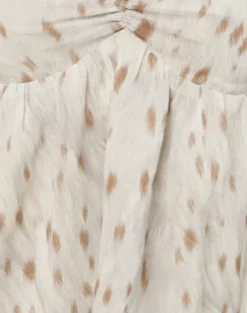 Setsuko Bandeau Longline Top in Bambi Ivory