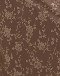 Shaleed Maxi Dress in Leafy Flock Dark Taupe