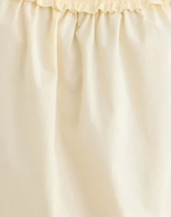 Shasta Mini Dress in Poplin Buttermilk