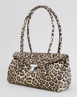 Shoulder Bag in Leopard Print
