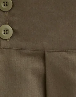 Sixty Skirt in Cotton Light Twill Khaki