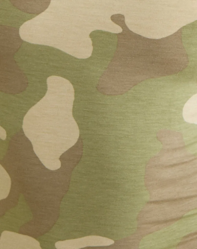 Solay Cami Top in Blurry Camo Khaki