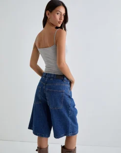 Solay Vest Top in Grey Marl