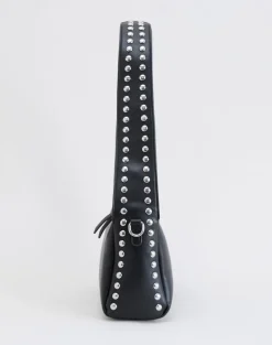 Studded Shoulder Bag in Black