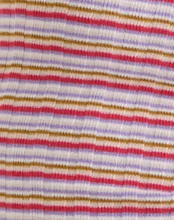 Sunala Cami Top in Stripe Rib Pink and Lilac