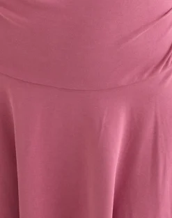 Sunmi Mini Dress in Cupro Raspberry