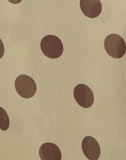 Surina Maxi Skirt in Yellow with Irregular Polka Brown