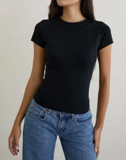 Sutin Tee in Black