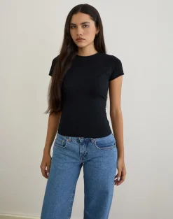 Sutin Tee in Black