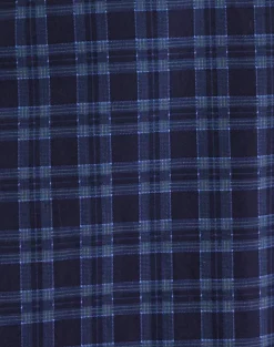 Takika Midi Skirt in Midnight Blue Check